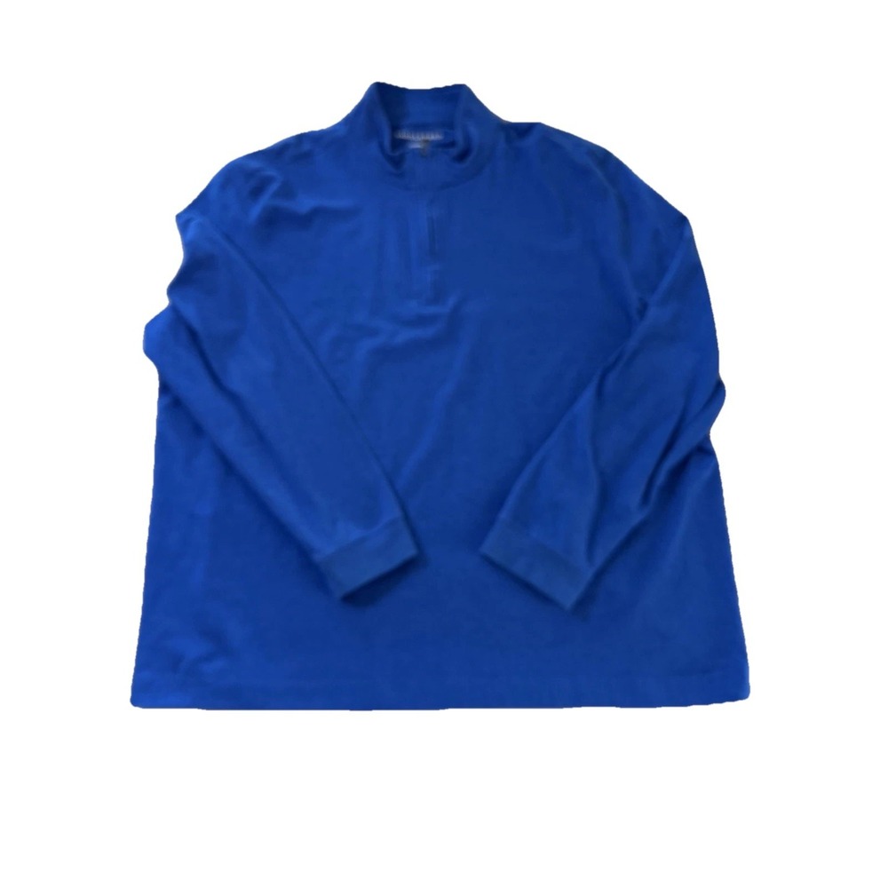 Saddlebred Flex Carbon Men's Size XXL Blue 1/4 Pullover